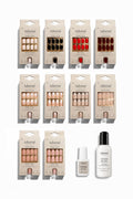 10 Nail Styles + Clean Slate Acetone + Tipped Brush-On Glue